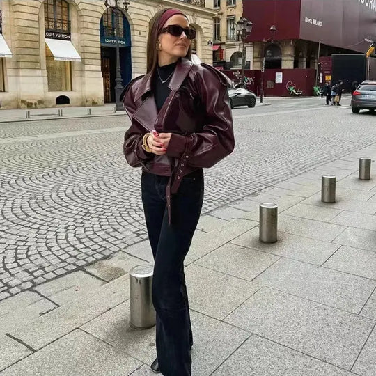 Oversized Zip Jacket for Women Azzoria