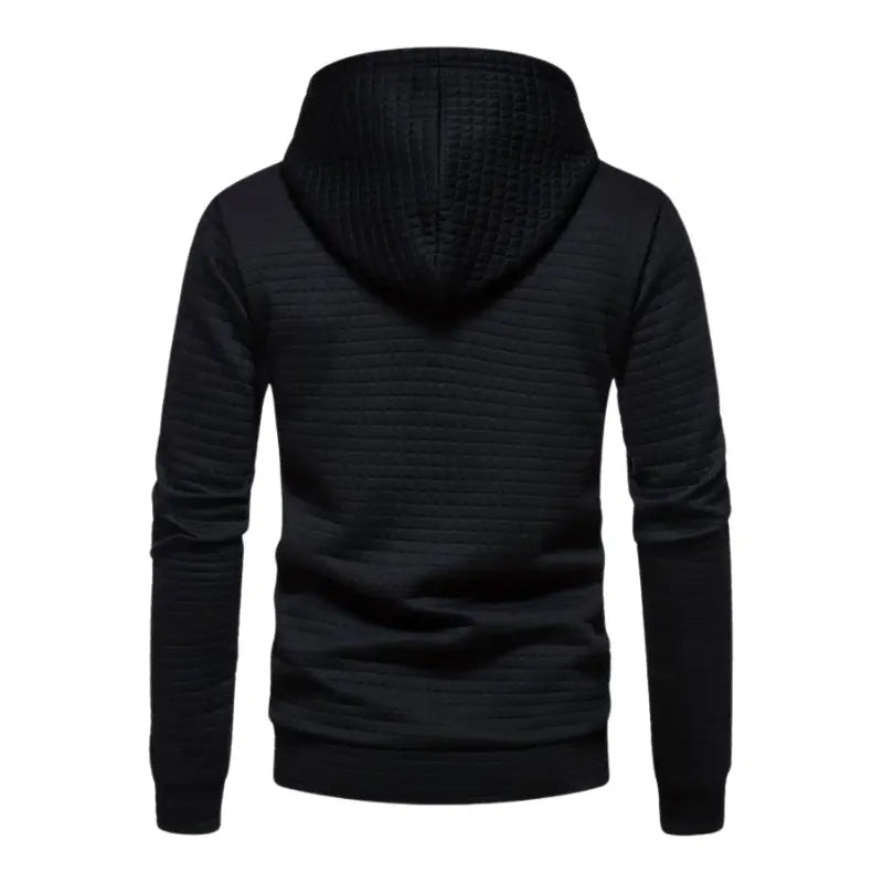 Waffle Textured Hoodie for Men Azzoria