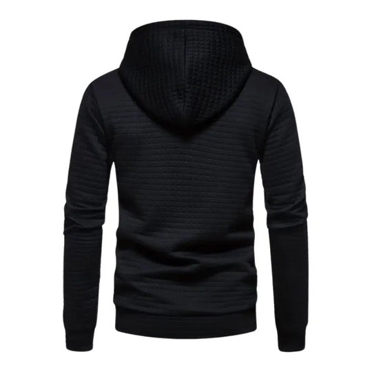 Waffle Textured Hoodie for Men Azzoria