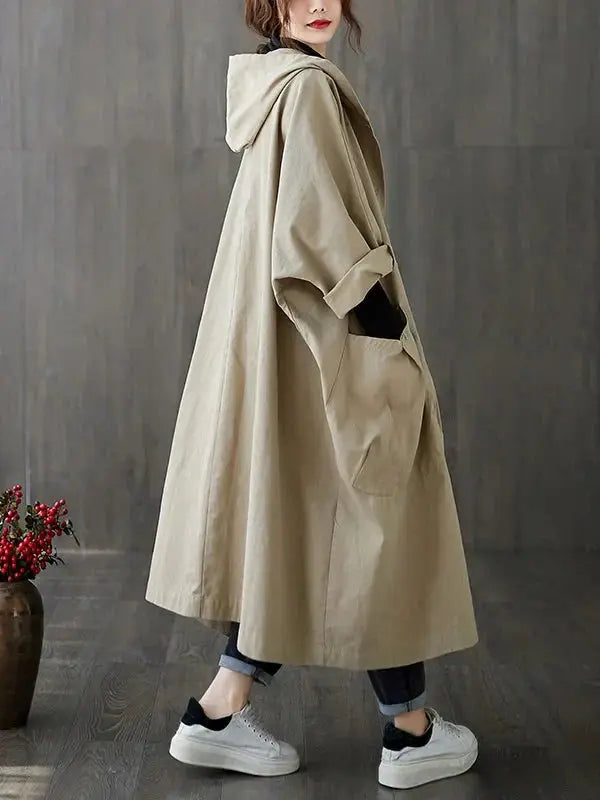 Water-Repellent Trench Coat for Women Azzoria