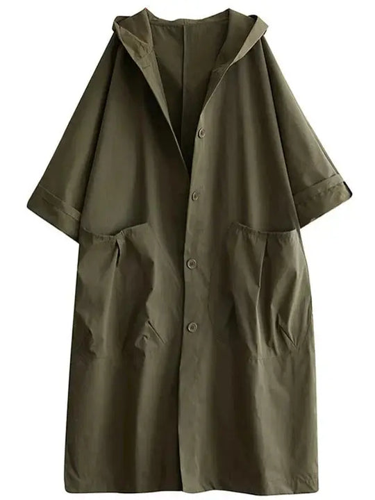 Water-Repellent Trench Coat for Women Azzoria