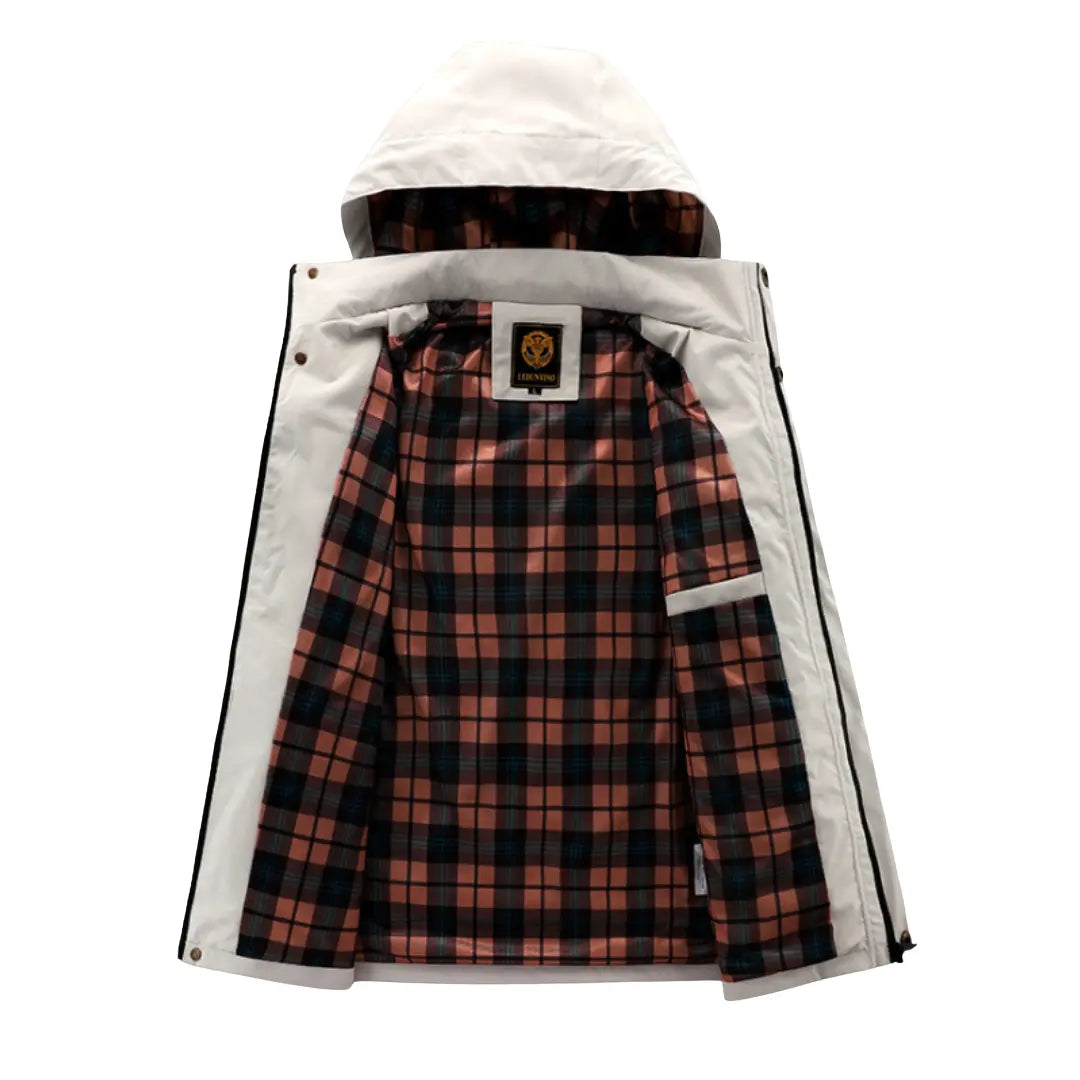 Water-Resistant Hooded Winter Jacket for Men Azzoria