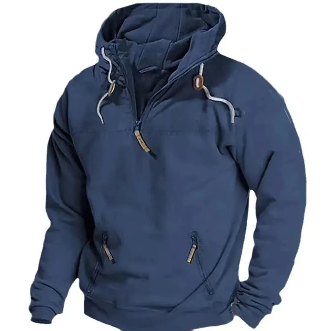Winter Hoodie with Hood and Pockets for Men Azzoria
