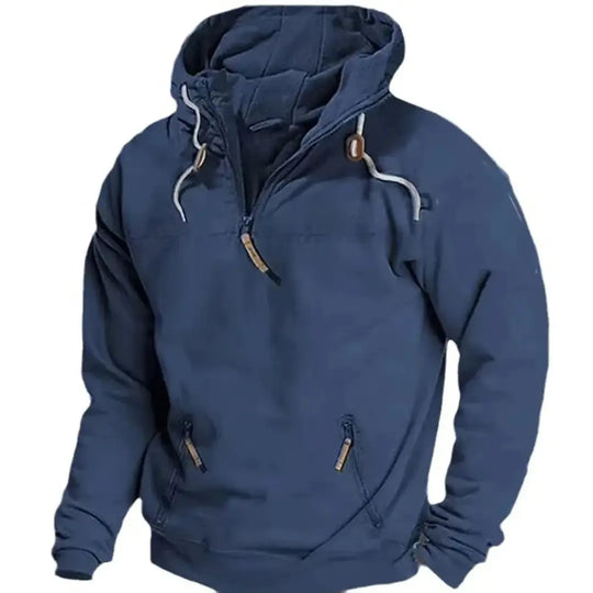 Winter Hoodie with Hood and Pockets for Men Azzoria