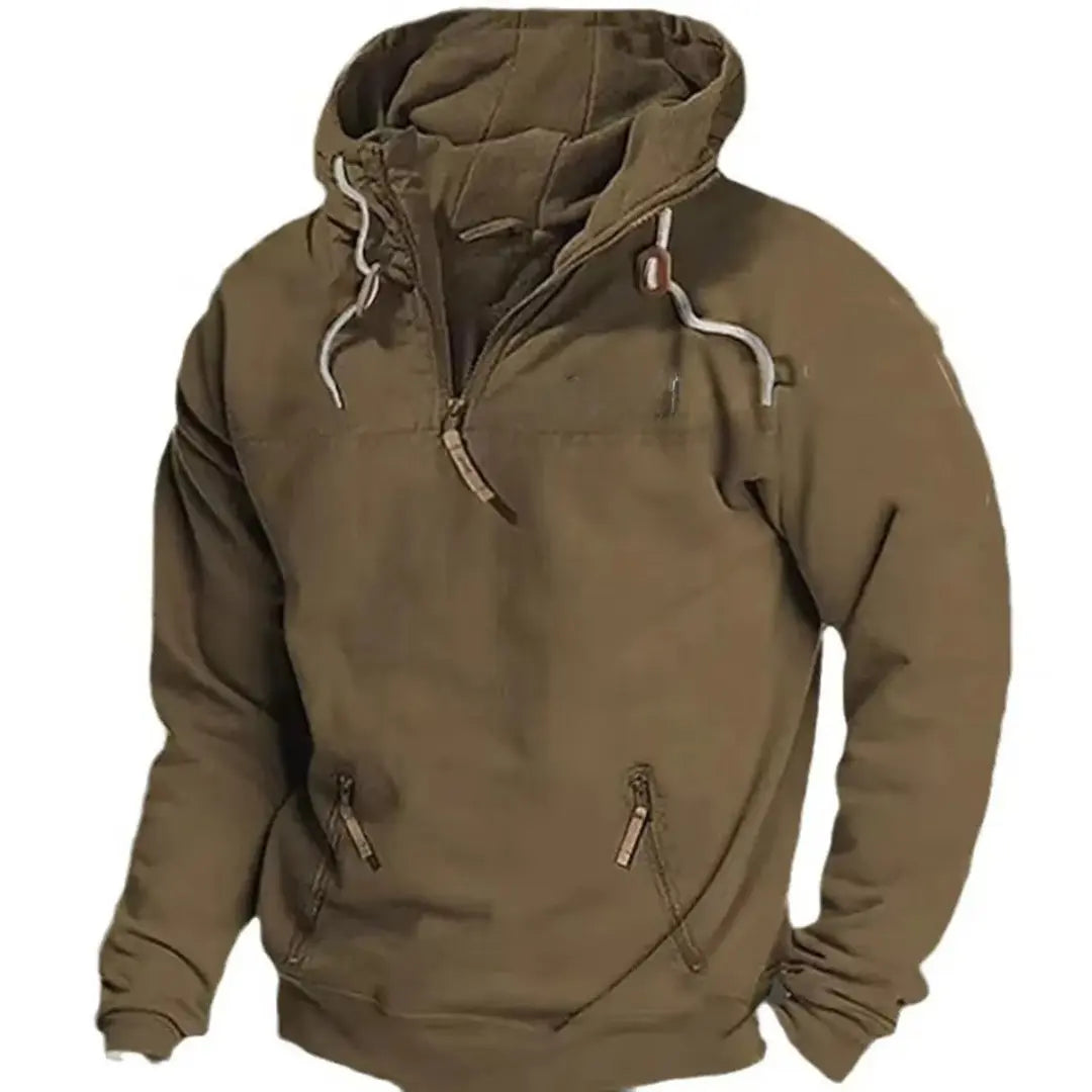 Winter Hoodie with Hood and Pockets for Men Azzoria