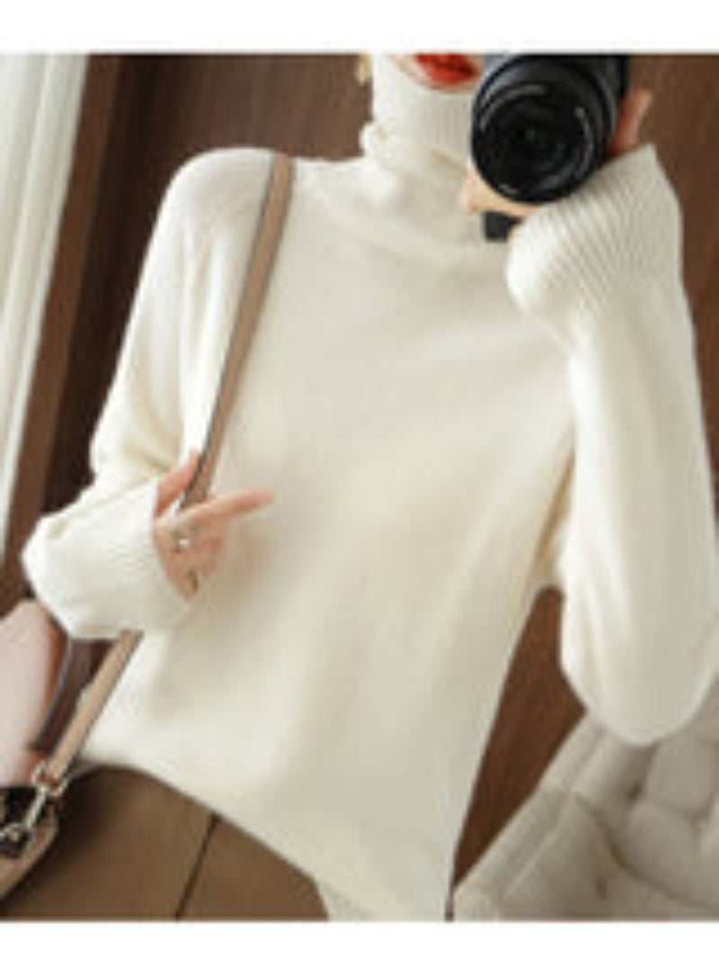 Emma – Women’s Soft and Warm Cashmere Turtleneck Sweater