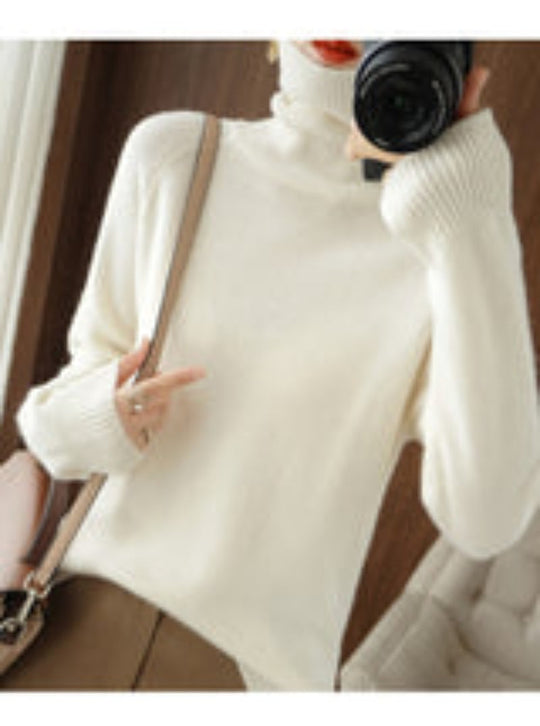 Emma – Women’s Soft and Warm Cashmere Turtleneck Sweater