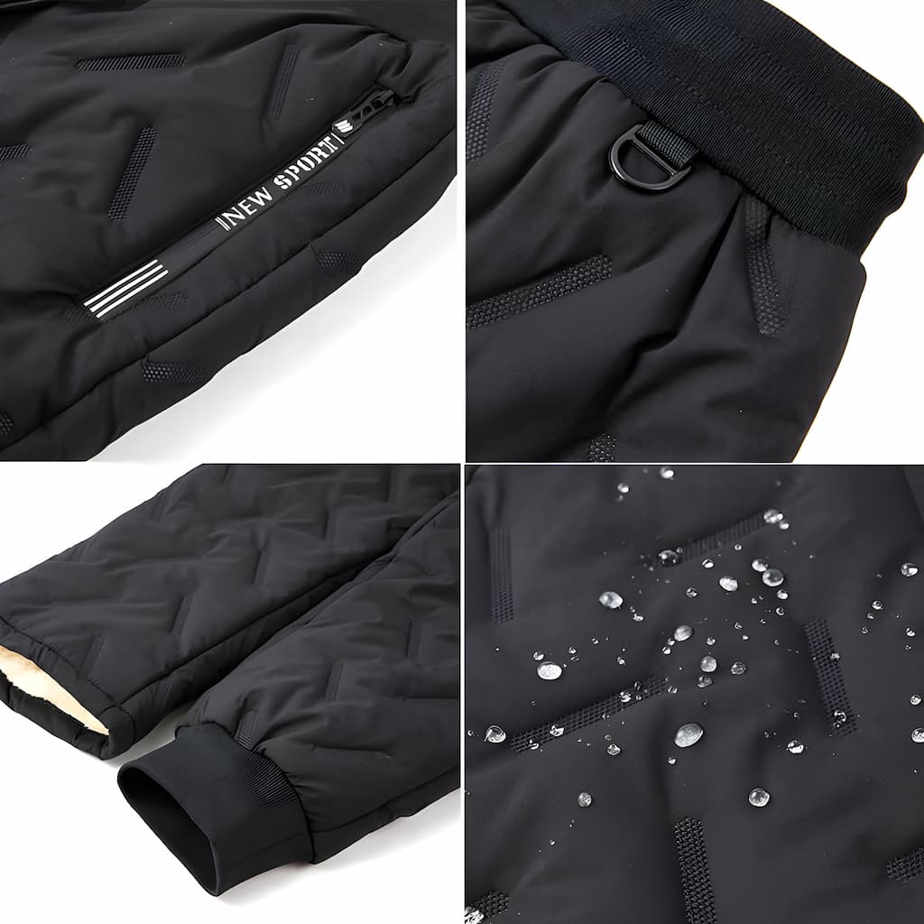 Logan – Men’s Thermal Winter Jogger Pants with Fleece Lining