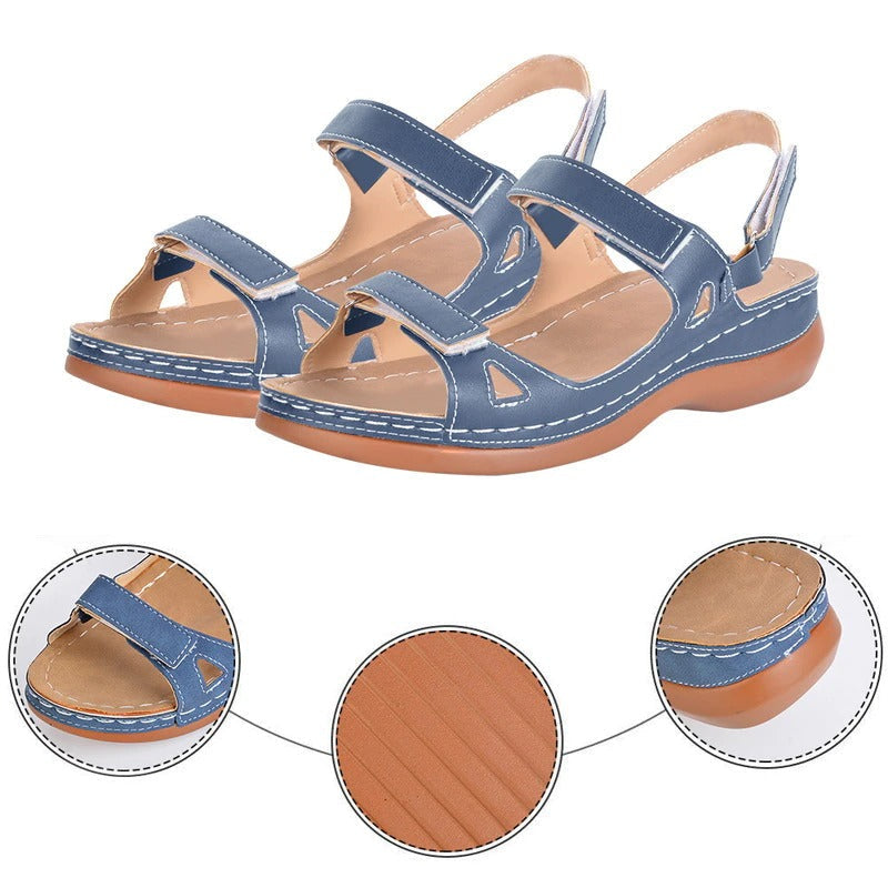 Adjustable Strap Flat Sandals for Women
