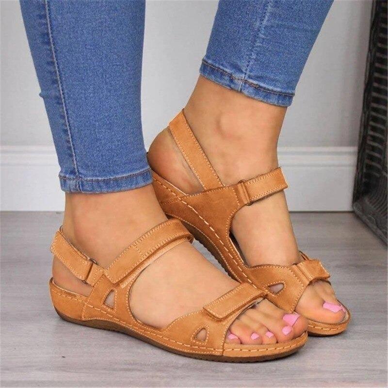 Adjustable Strap Flat Sandals for Women