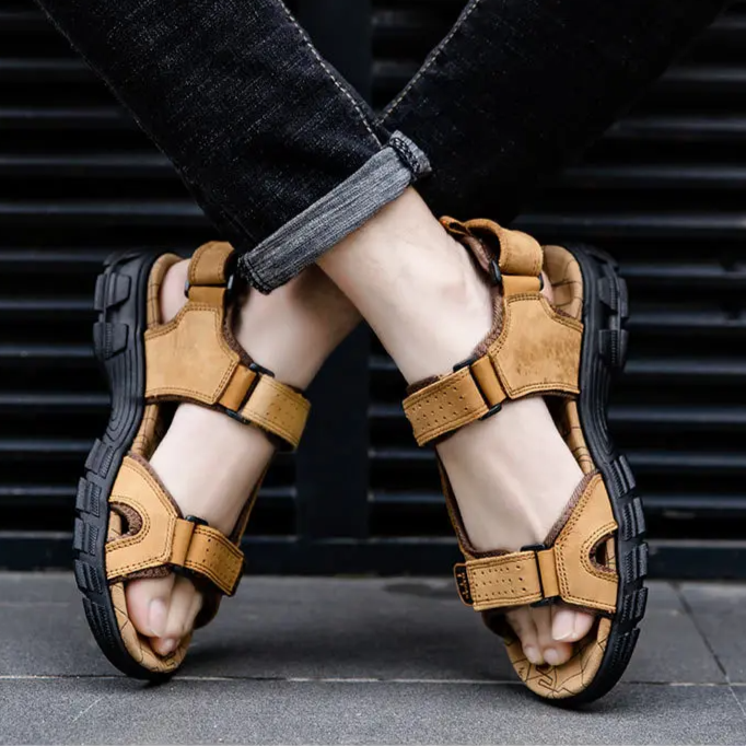 Adjustable Strap Sandals for Men