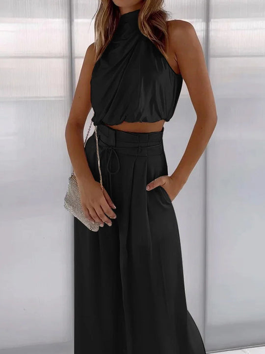 Adjustable Strap Two-Piece Set for Women