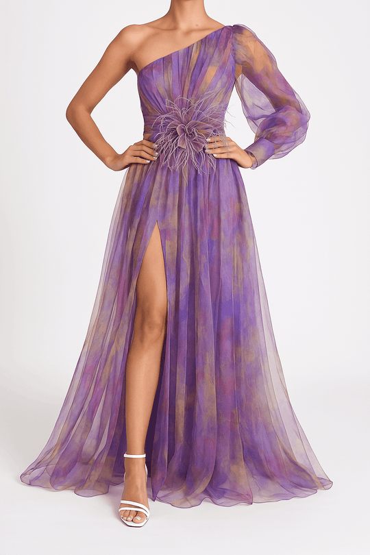 Asymmetrical Layered Dress for Women