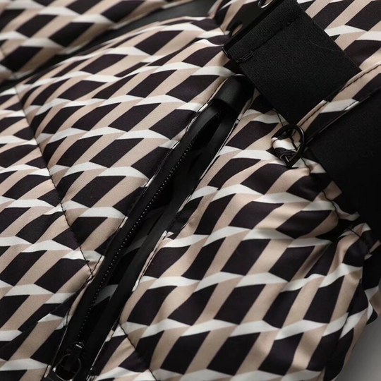 Belted Down Puffer Jacket for Women