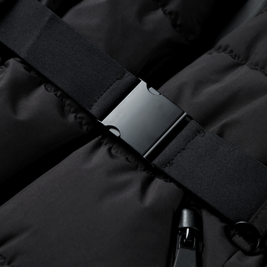 Belted Down Puffer Jacket for Women