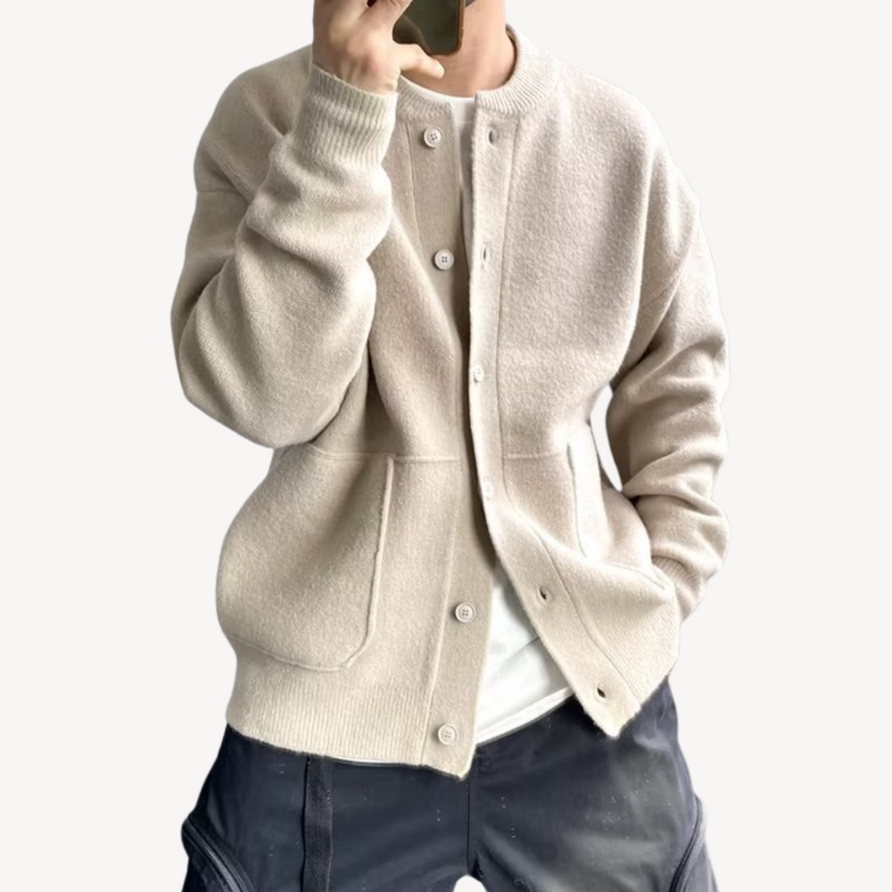 Classic Knit Cardigan for Men
