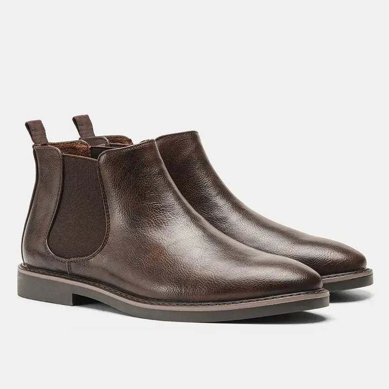 Classic Slip-On Chelsea Boots for Men Azzoria