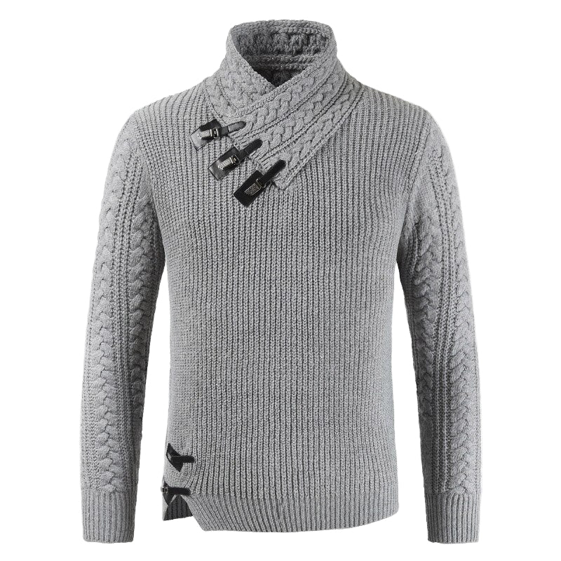 Crew Neck Knit Sweater for Men
