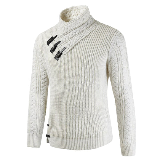 Crew Neck Knit Sweater for Men