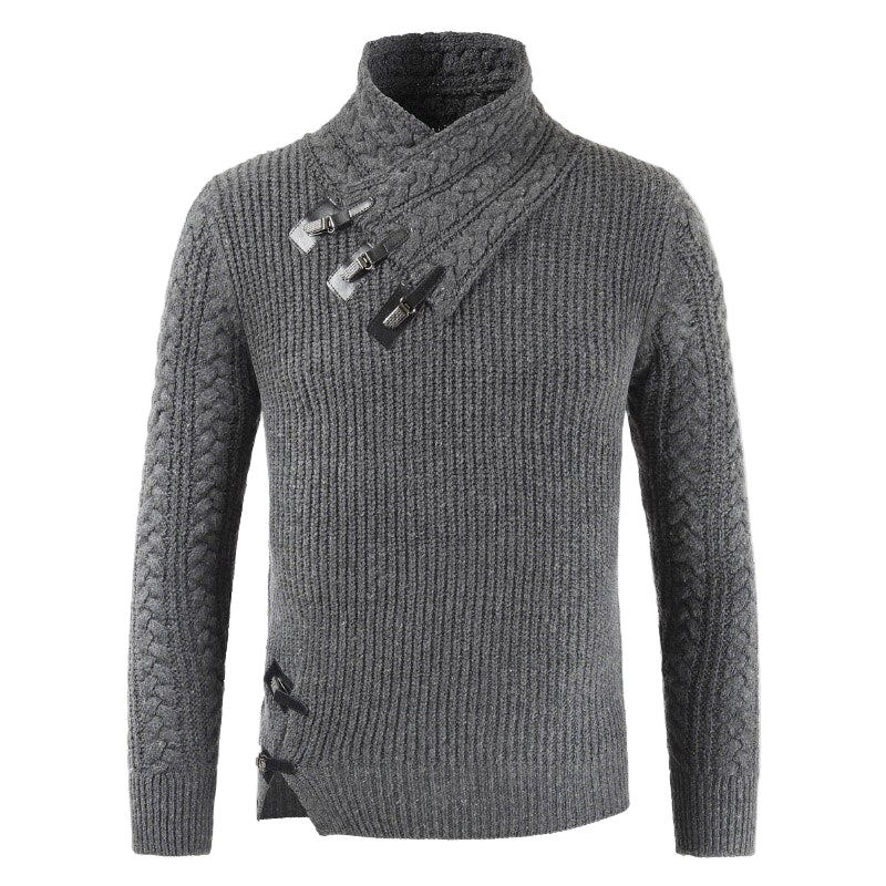 Crew Neck Knit Sweater for Men