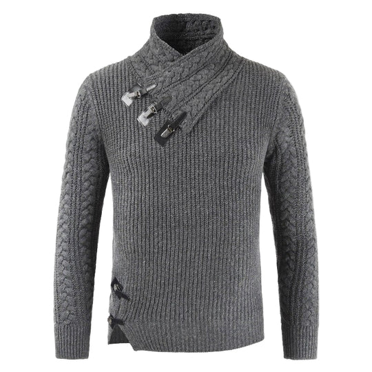 Crew Neck Knit Sweater for Men