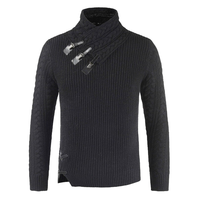 Crew Neck Knit Sweater for Men