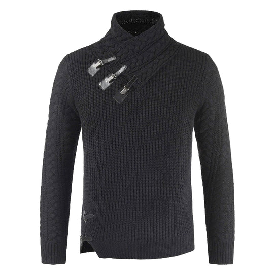 Crew Neck Knit Sweater for Men