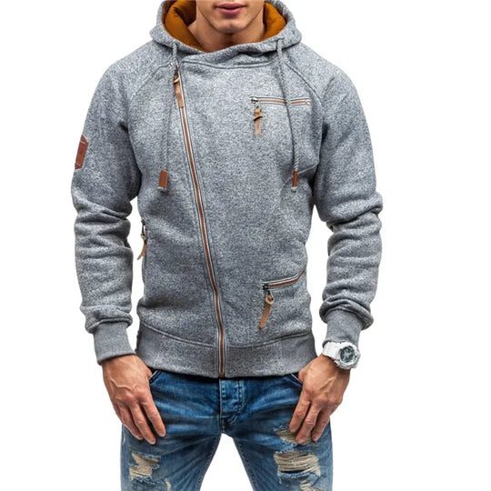 Drawstring Long Sleeve Hoodie for Men Azzoria