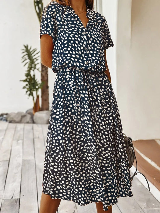 Drawstring Summer Dress for Women
