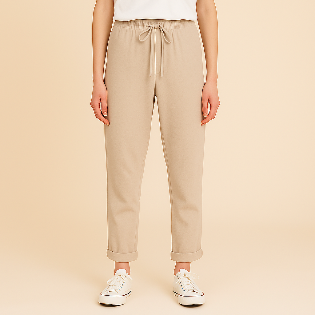 Drawstring Waist Trousers for Women