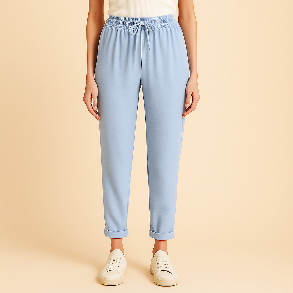 Drawstring Waist Trousers for Women