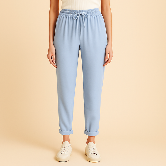 Drawstring Waist Trousers for Women