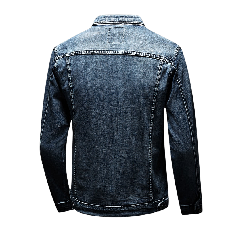 Faded Wash Textured Jacket for Men