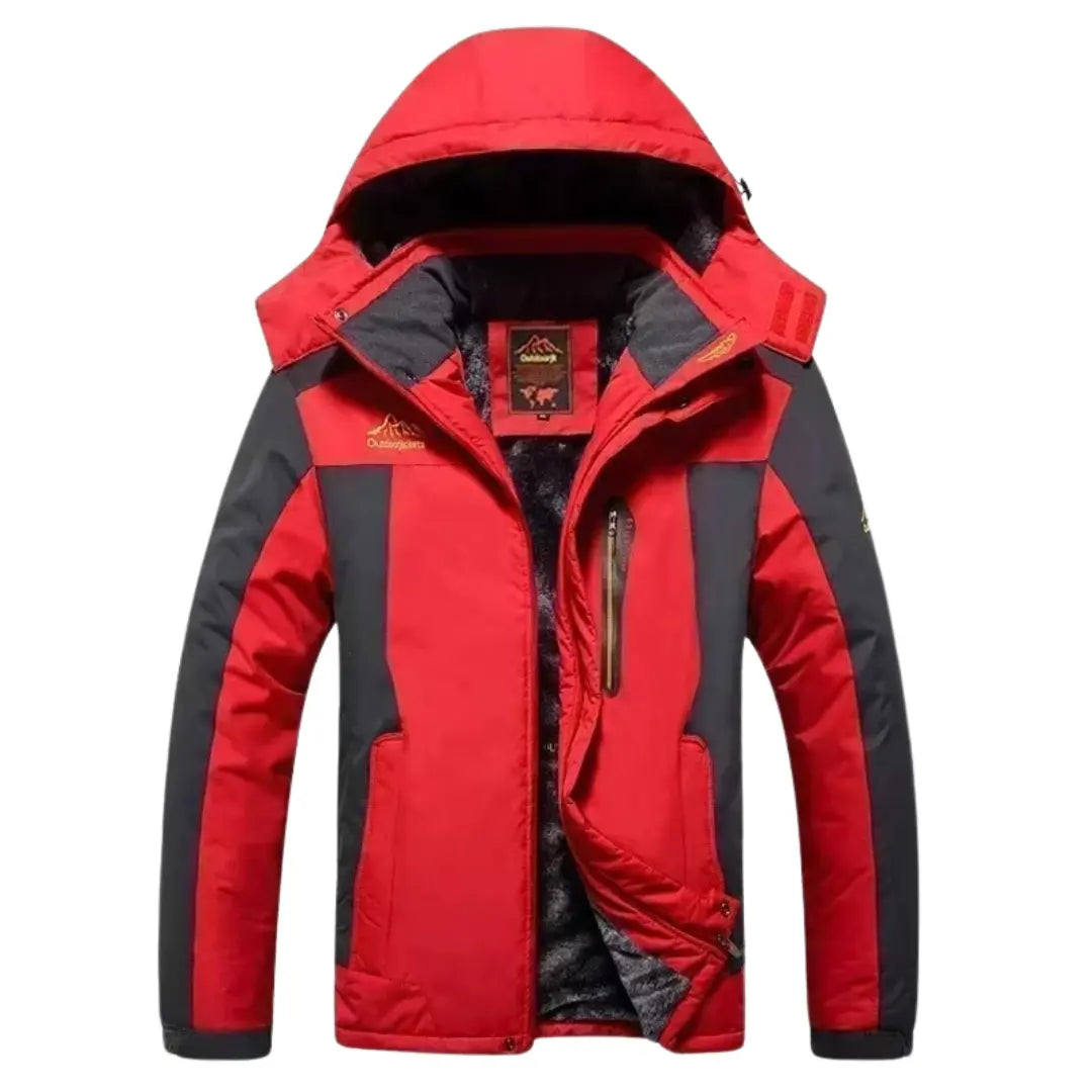 Fleece-Lined Winter Jacket for Men Azzoria