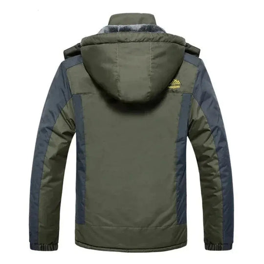 Fleece-Lined Winter Jacket for Men Azzoria