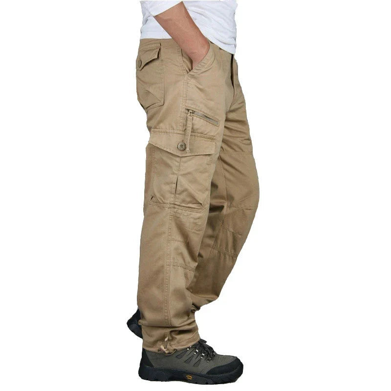 Renric – Men’s Casual Work Pants with Relaxed Fit and Durable Fabric