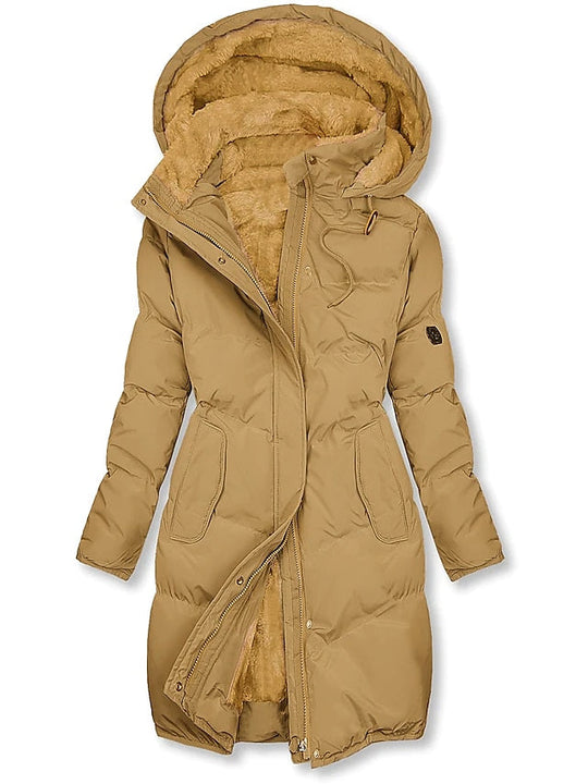 Hooded Long Winter Jacket for Women