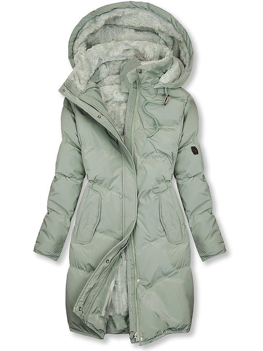 Hooded Long Winter Jacket for Women
