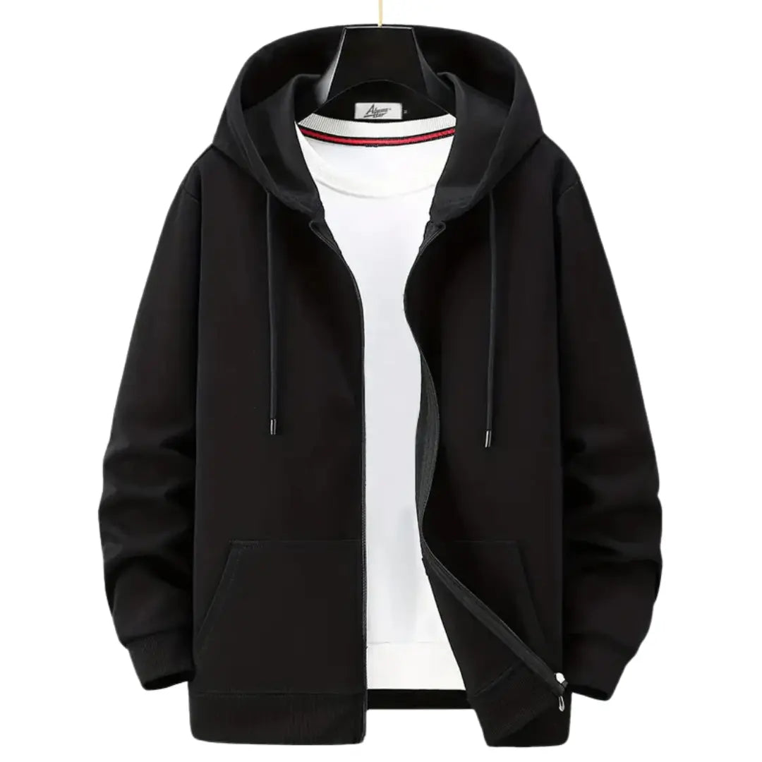 Hooded Pullover with Relaxed Fit for Men Azzoria