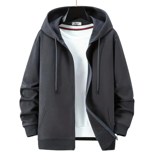 Hooded Pullover with Relaxed Fit for Men Azzoria