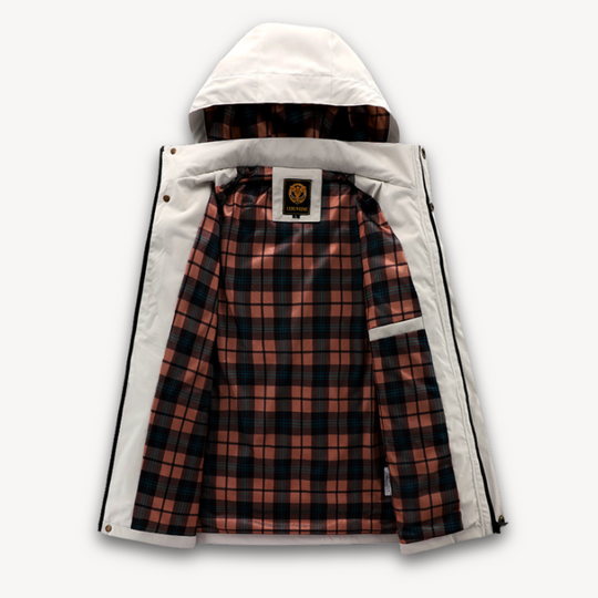 Hooded Water-Resistant Jacket for Men
