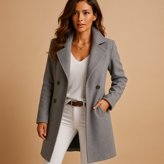 Emma – Women’s Wool Double-Breasted Coat