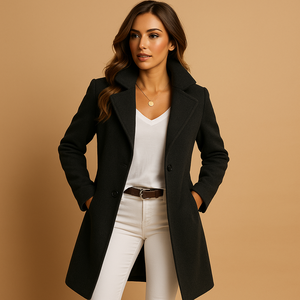 Emma – Women’s Wool Double-Breasted Coat