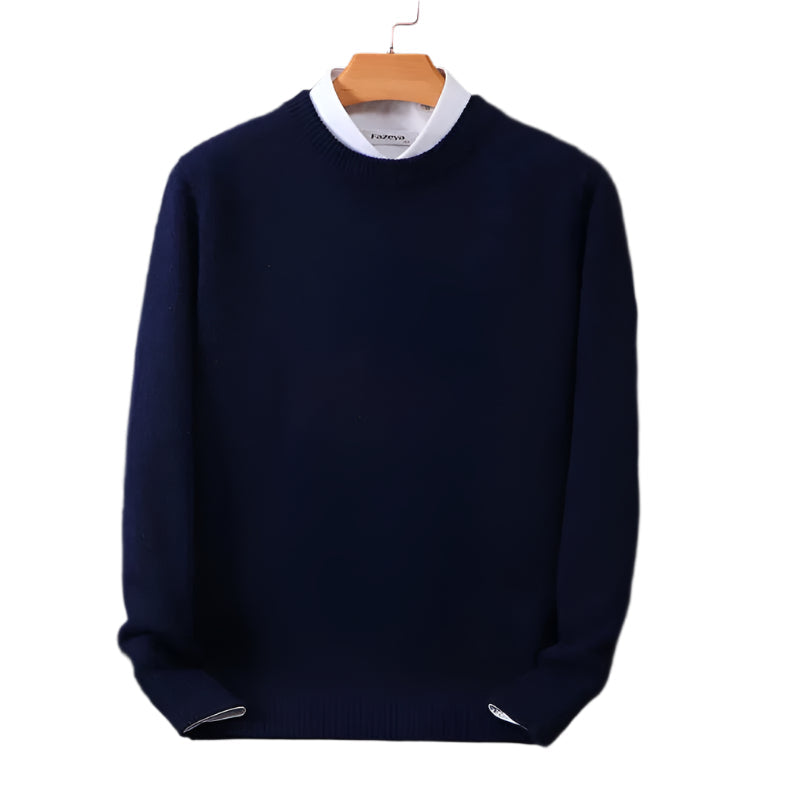 William – Men’s Solid Cashmere Sweater
