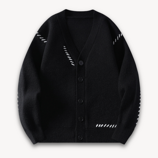 Knitted Cardigan Sweater for Men