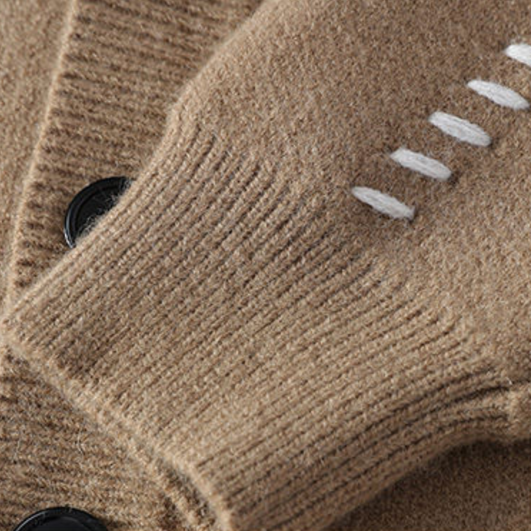 Knitted Cardigan Sweater for Men