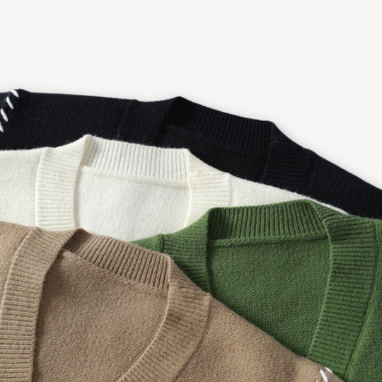 Knitted Cardigan Sweater for Men