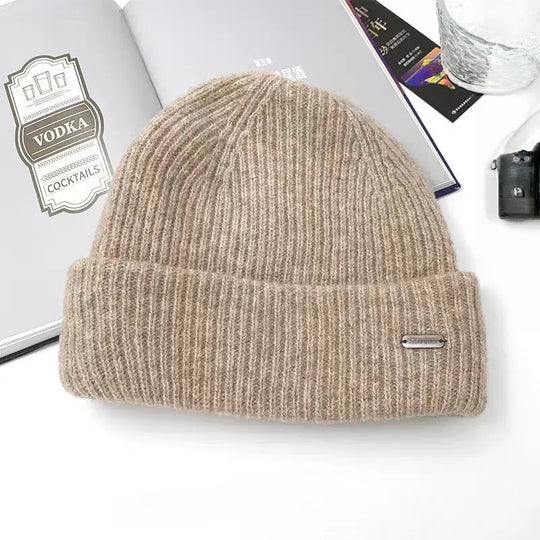 Knitted Elastic Beanie Hat for Unisex Azzoria