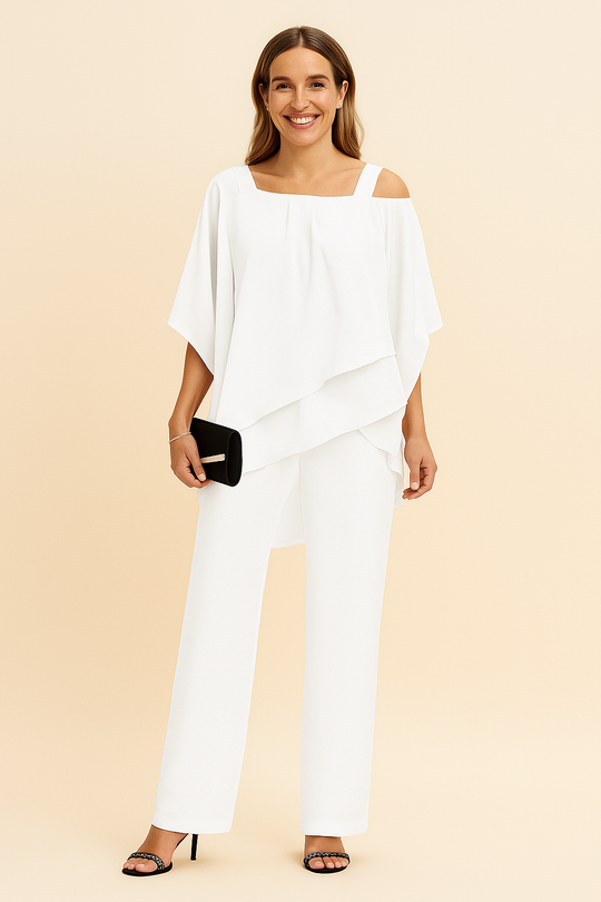 Off-Shoulder Two-Piece Set for Women