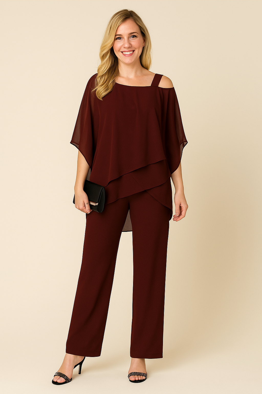 Off-Shoulder Two-Piece Set for Women